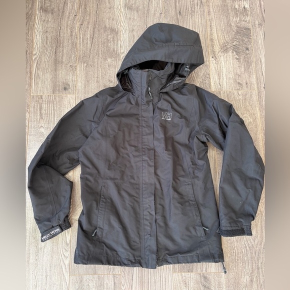 Helly Hansen Jackets & Blazers - Helly Hansen Black Helly Tech Protection Rain Jacket/ Windbreaker